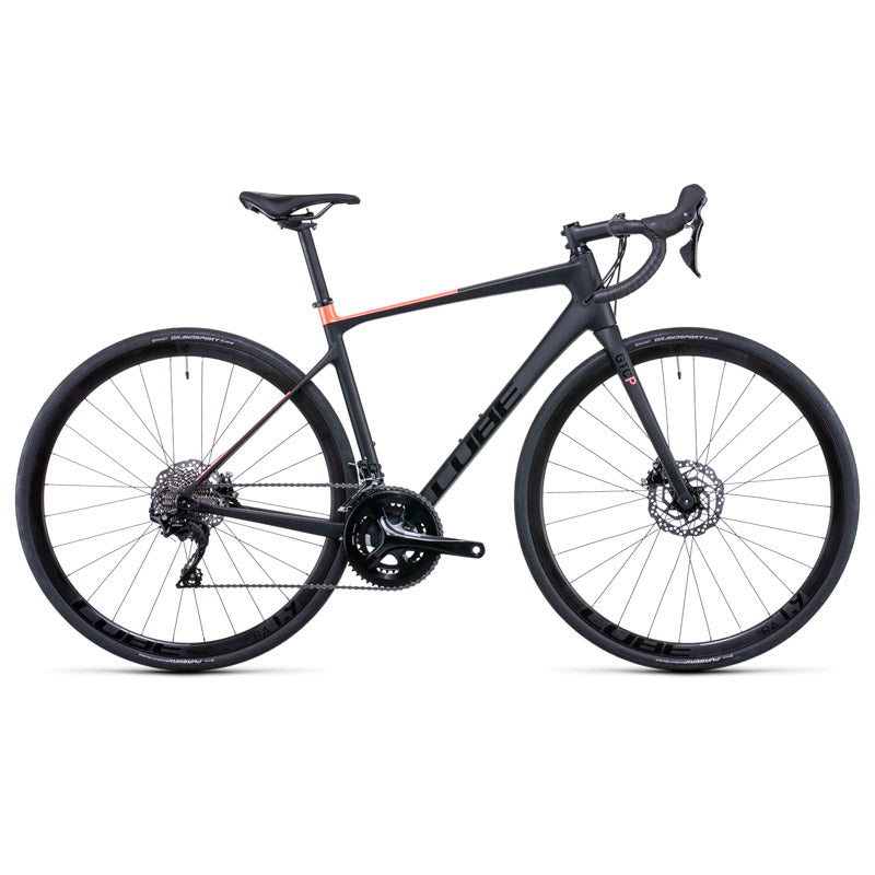 Bicicleta de ruta CUBE Axial WS GTC Pro Carbon'n'Coral 2022 / Transmisión 2x11 velocidades